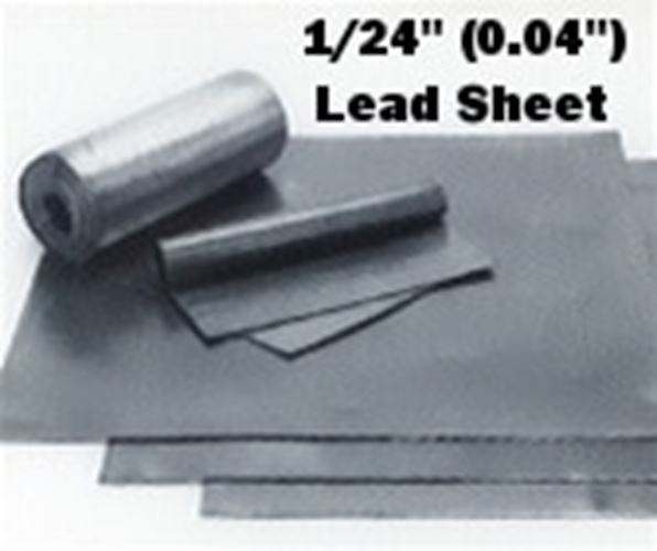 Lead Sheeting 1/24″x2’x4′ X-ray Insulation, Soundproofing, Roof Flashing