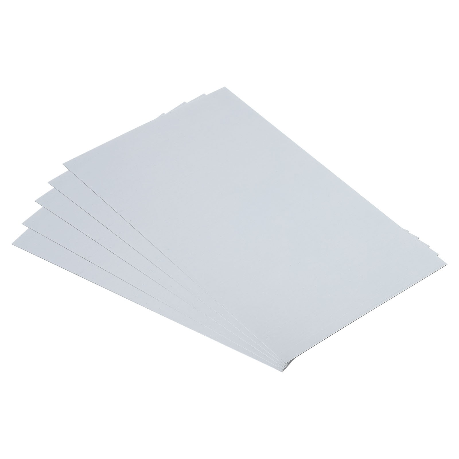 5pcs Galvanized Steel Sheet, 15x10cm Metal Sheet Plate Panels 0.5mm Thick
