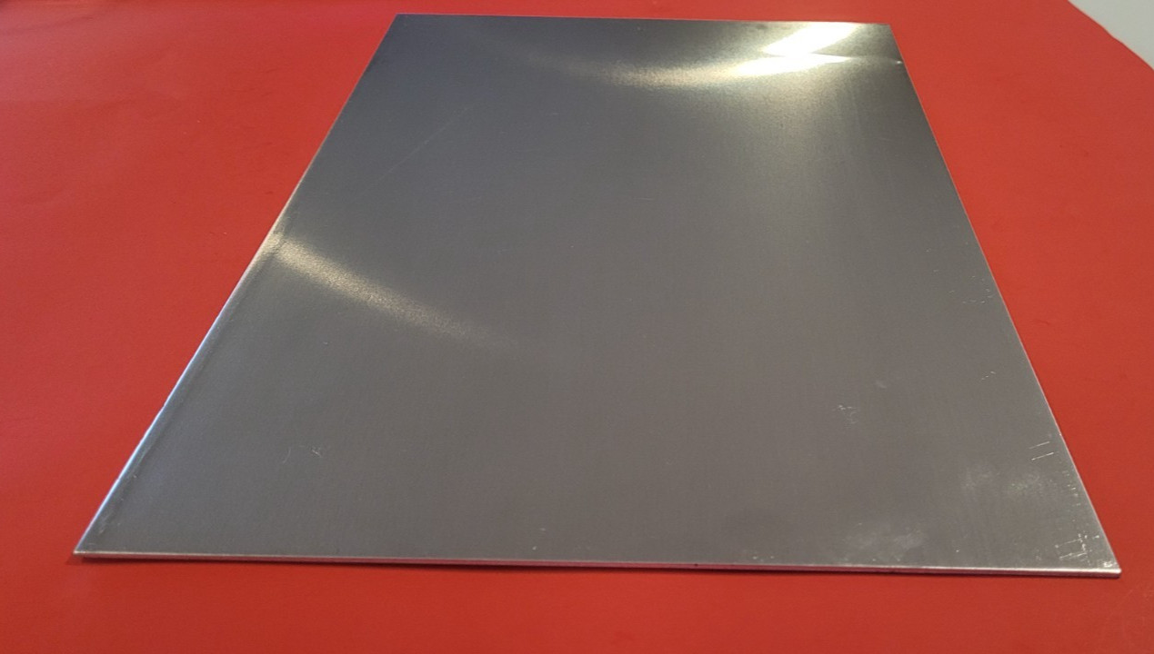 1/16″ 0.063″ 1100-H14 Aluminum Commercial Grade Sheet Metal, Plate. 9 1/2” x 14″