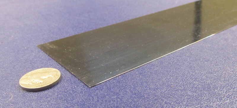 1095 Hard Blue Tempered Spring Steel Shim .032″ Thick x 3.00″ Wide x 48″ Long