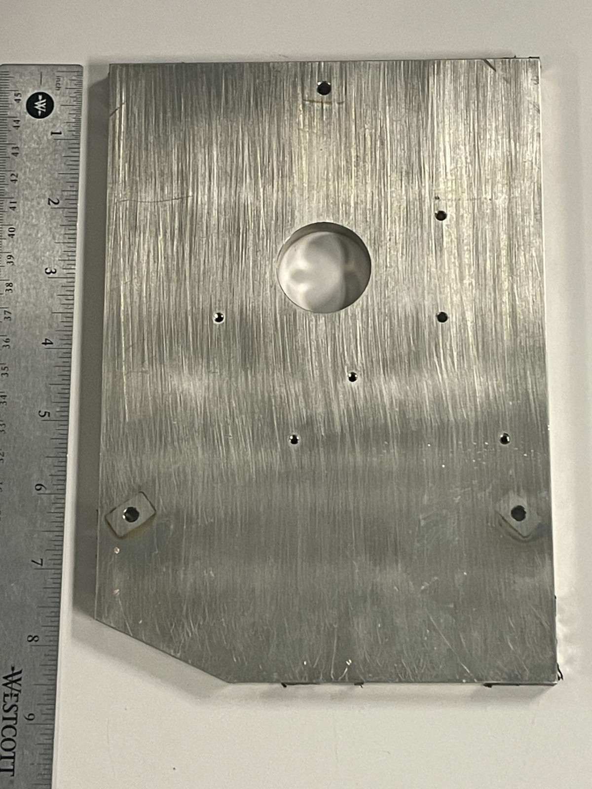6 pounds 9″ x 6″ x 3/8″ – Stainless Steel Scrap