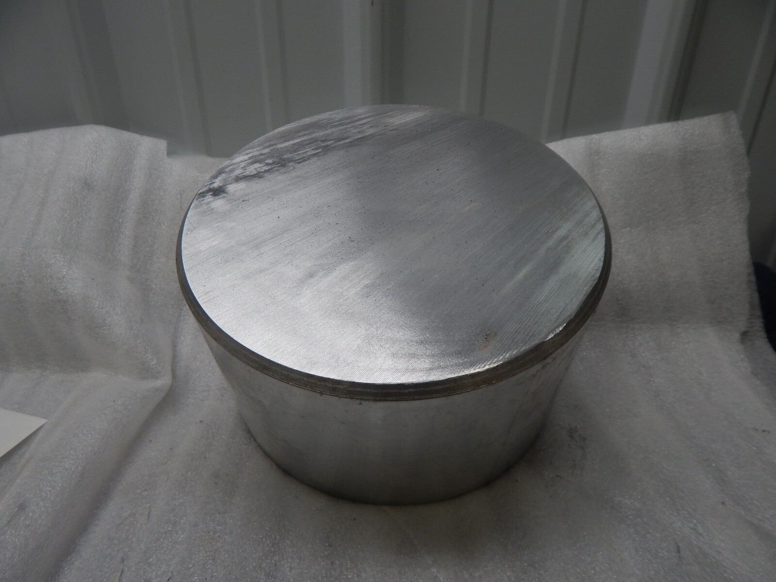 9″ X 5″ ALUMINUM ROUND STOCK rod bar flat plate 4.950” Thick x 8.850” Dia.