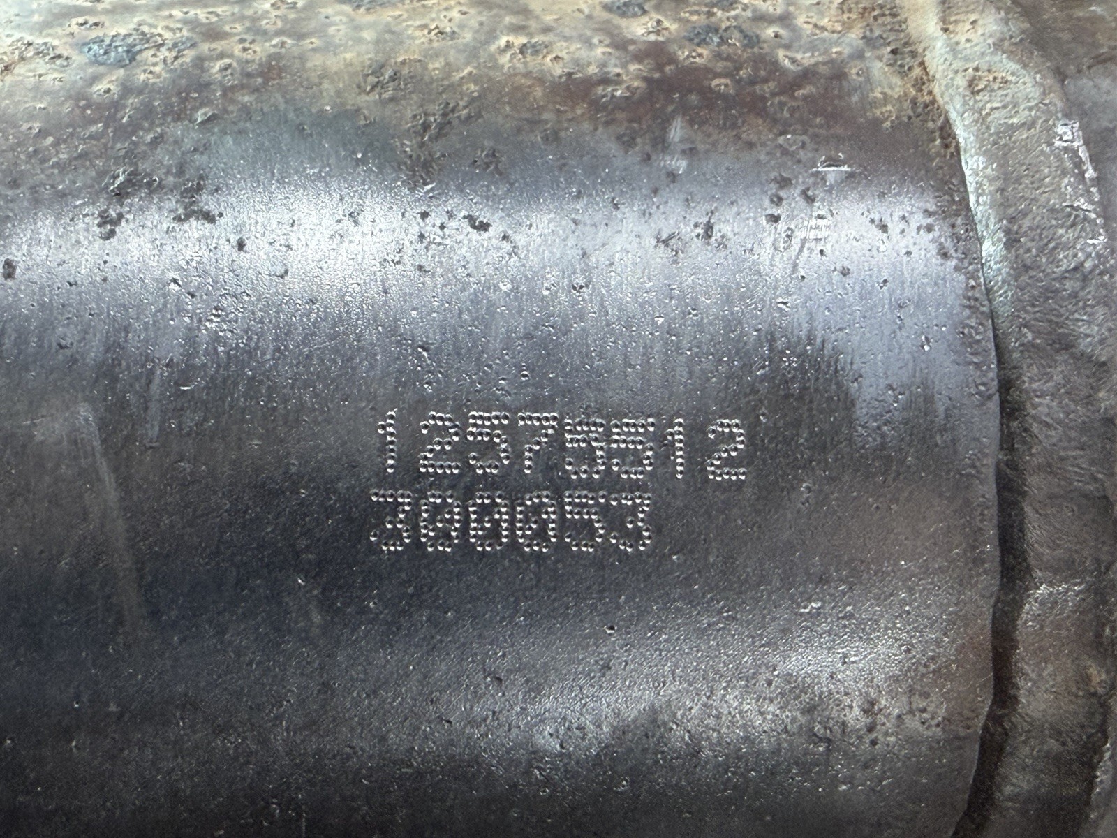 scrap catalytic converter 12575512 Scrap Only 7lbs 9oz