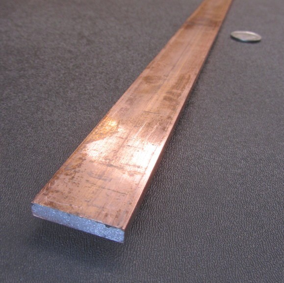 110 Copper Bar 1/2 Hard, 3/16″ Thick x 1.0″ Wide x 6 Ft Length