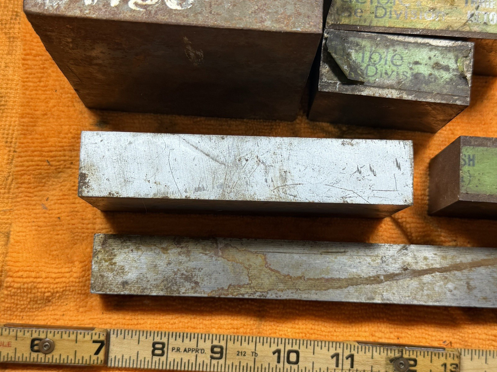 32 lb Tool Steel Scrap Lot – O1 Crucible Ketos A2 4140 4130 Knife Making Drops