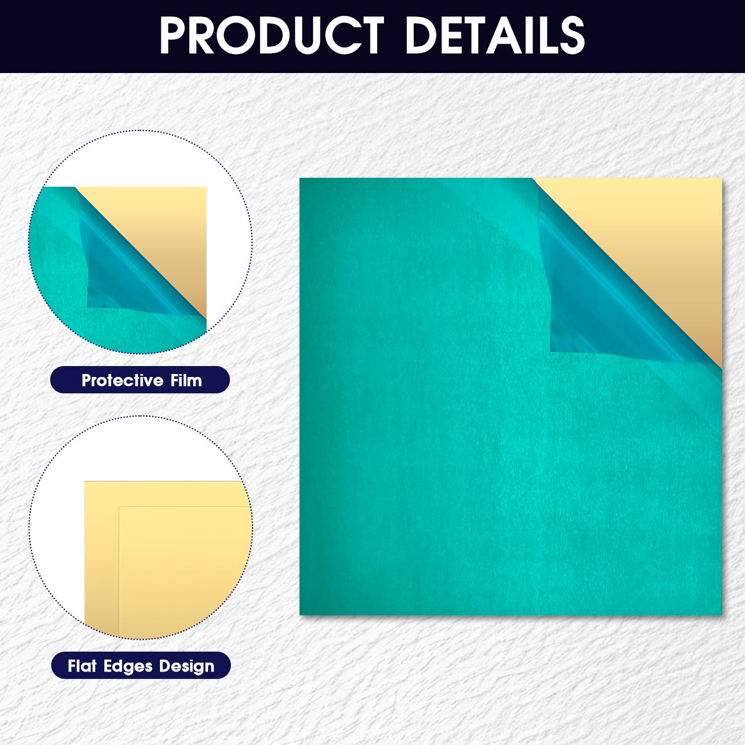 Brass Sheet 2 Pcs 6″ x 6″ 20 Gauge 0.8mm 99.9% Pure for Engraving Crafting