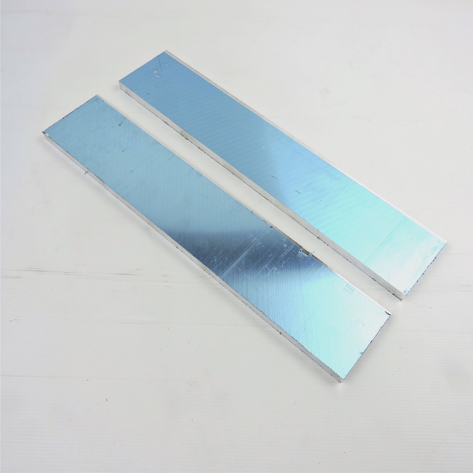 .5″ thick 1/2 Precision CAST Aluminum PLATE 3.25″ x 20.125″ Long QTY 2 sku157279