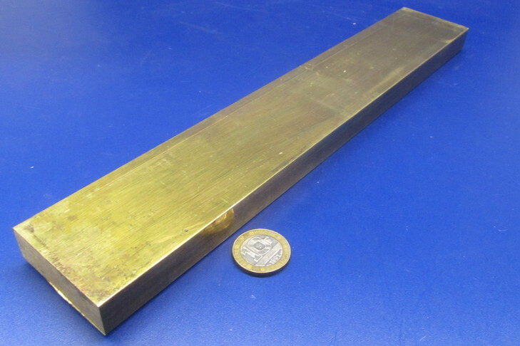 360 Brass Flat Bar 5/8″ Thick x 2.00″ Wide x 12.0″ Length