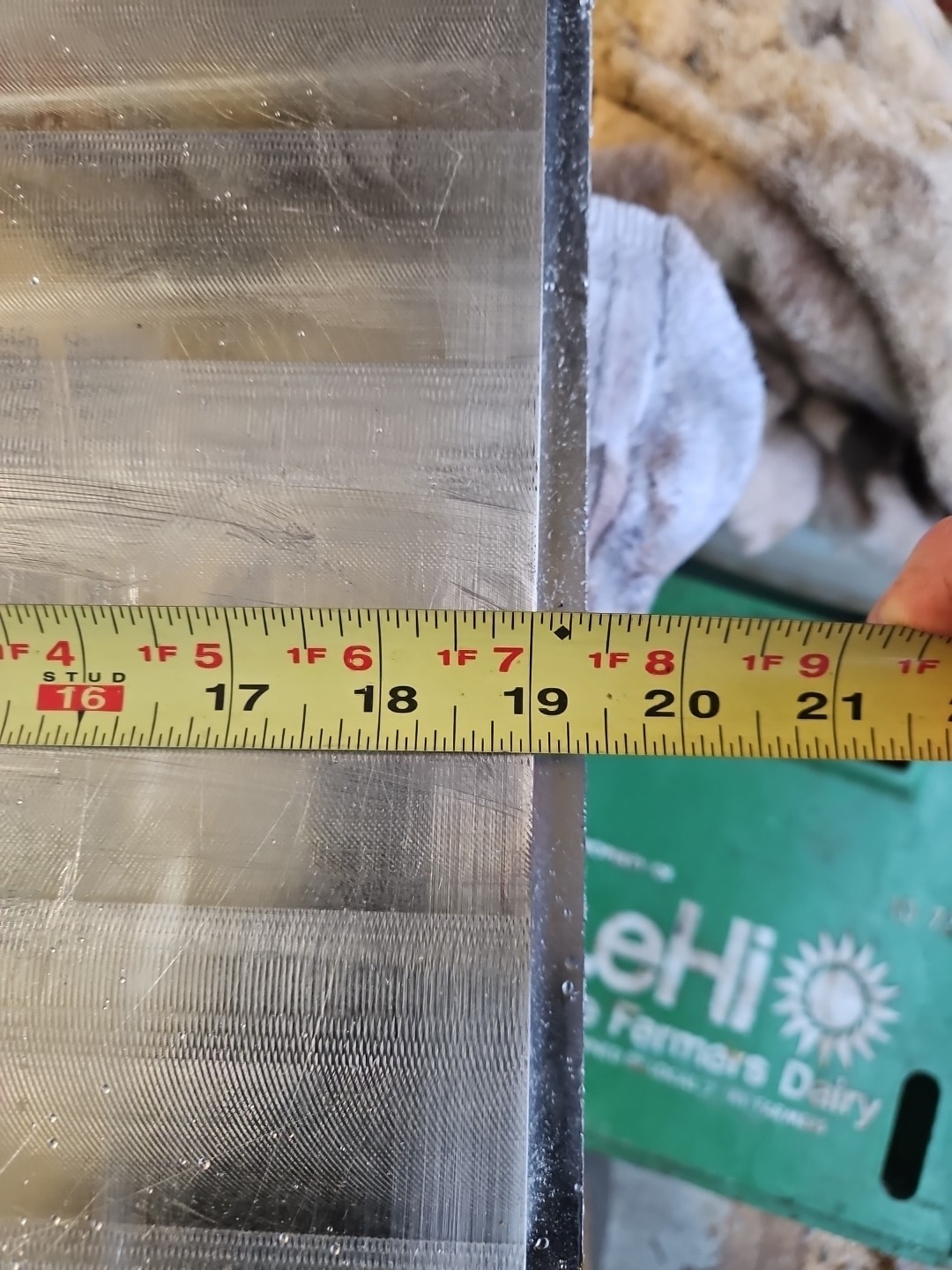 KAISER aluminum plate 6061-T651 3/4″ X 19″ X 13″ Made In USA