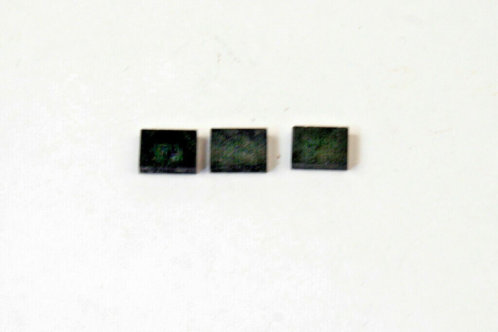 .135 X .380 X .570 CARBIDE GRADE UNKNOWN (LOT OF 6 PC) (E-2-9-2-32)