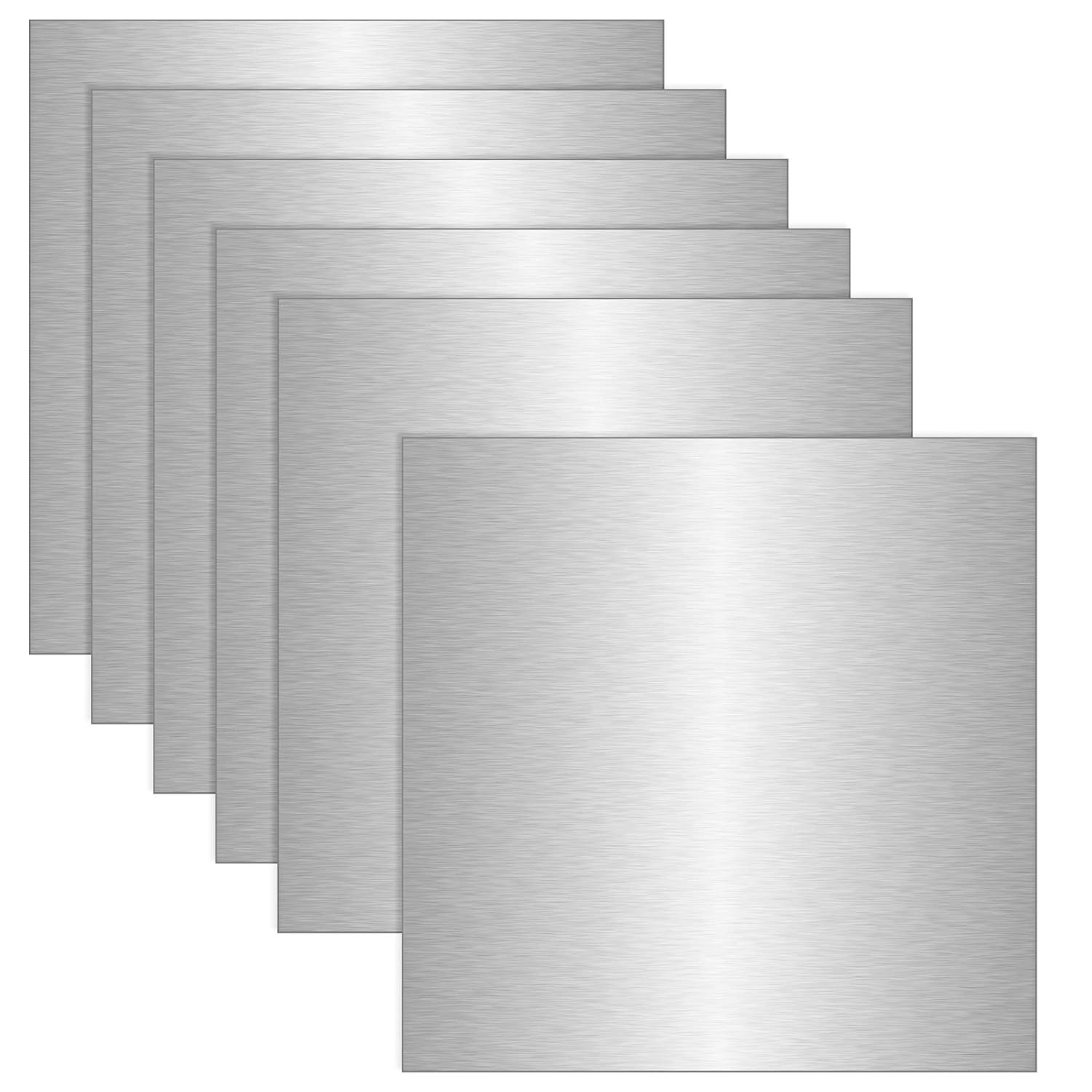 6 Pack 5052 Aluminum Sheets 11.8×11.8×0.02” – Precise, Durable for Crafting &…