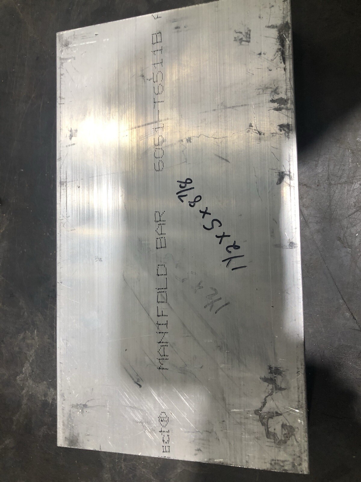 1-1/2″ X 5” ALUM. 6061 FLAT BAR SOLID 8-7/8” Long Bar Stock Left Over Stock
