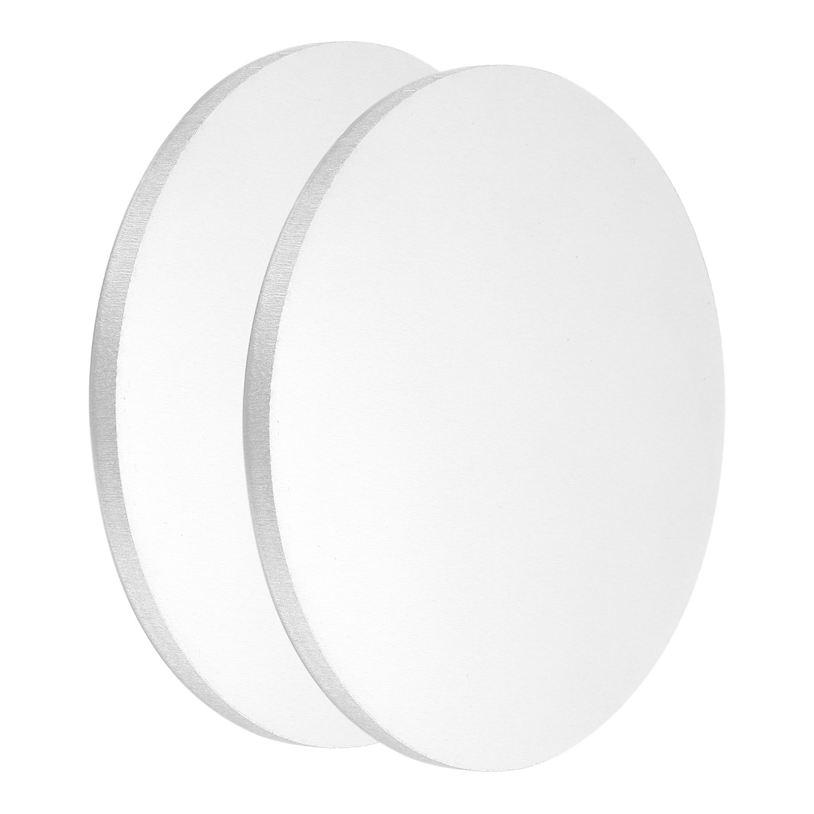 2Pcs Aluminum Disc 3″(80mm) Dia 0.24″(6mm) Thick Round 5052 Aluminum Sheets
