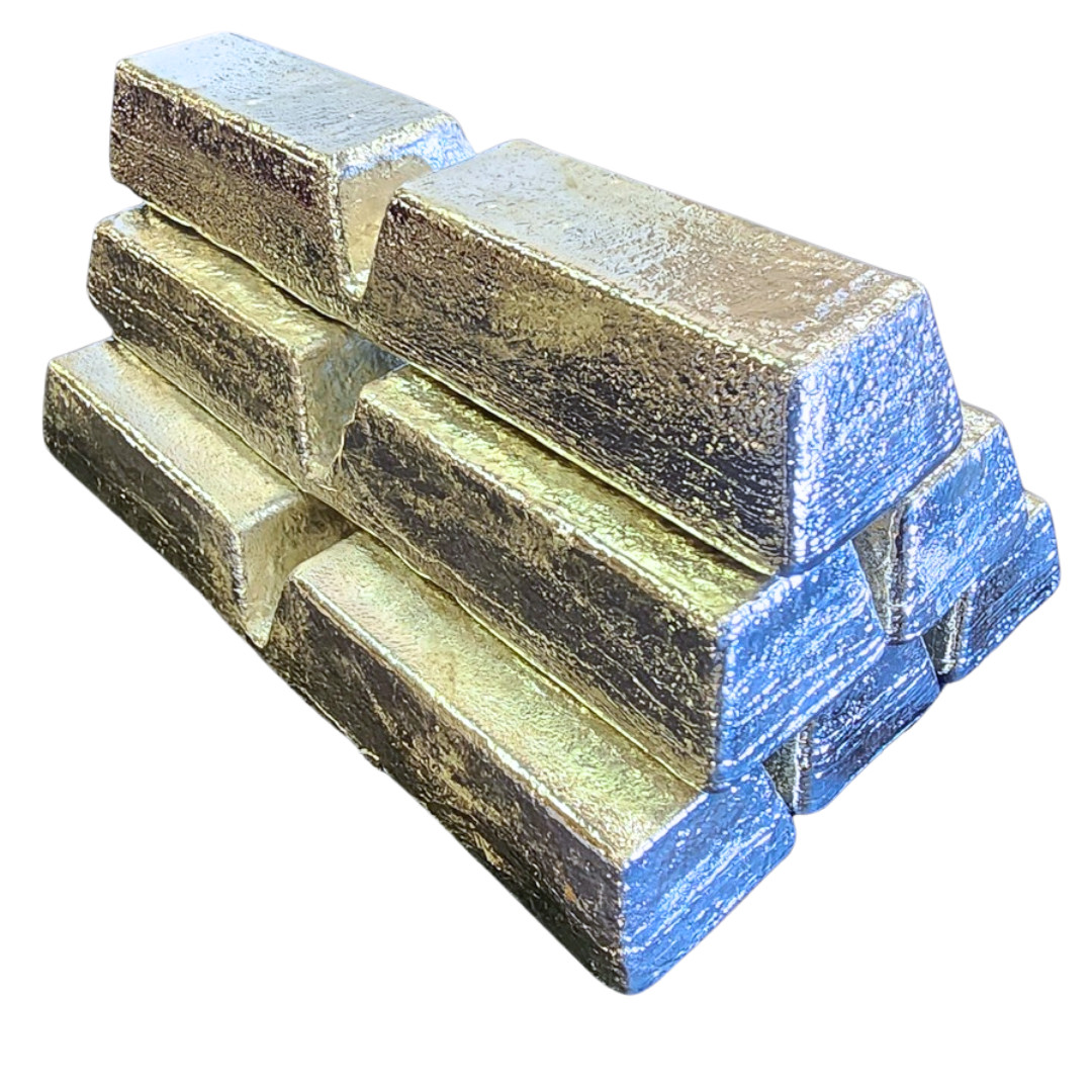 Pure Tin Notch Bar ~ 4 lbs Grade A