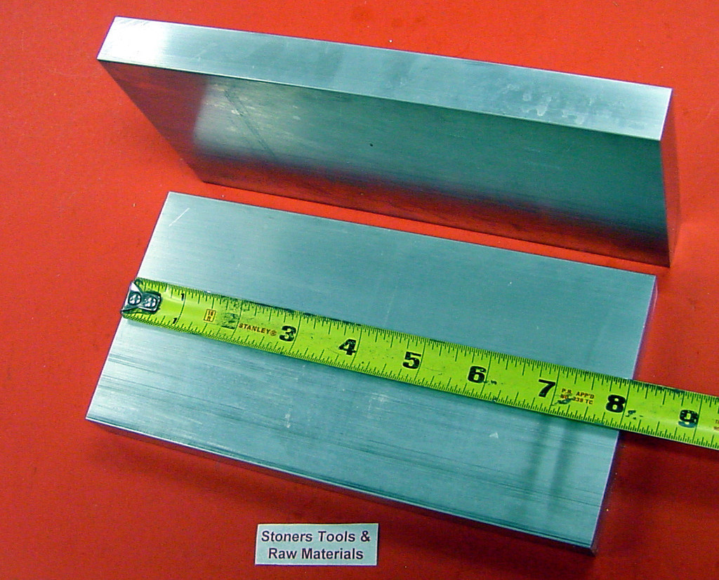 2 Pieces 1″ X 4″ ALUMINUM 6061 FLAT BAR 8″ long Solid T6511 Extruded Mill Stock