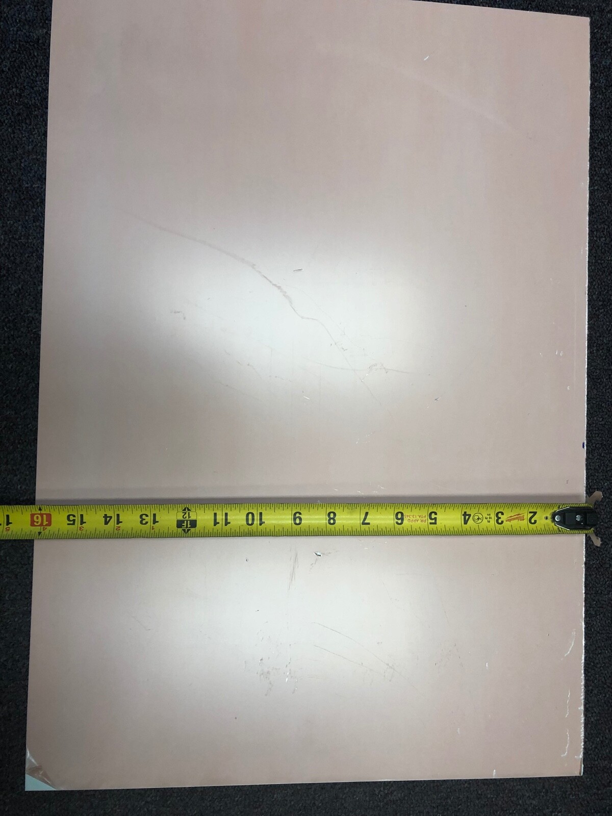 White Painted Aluminum 0.040 (20in X 15in)