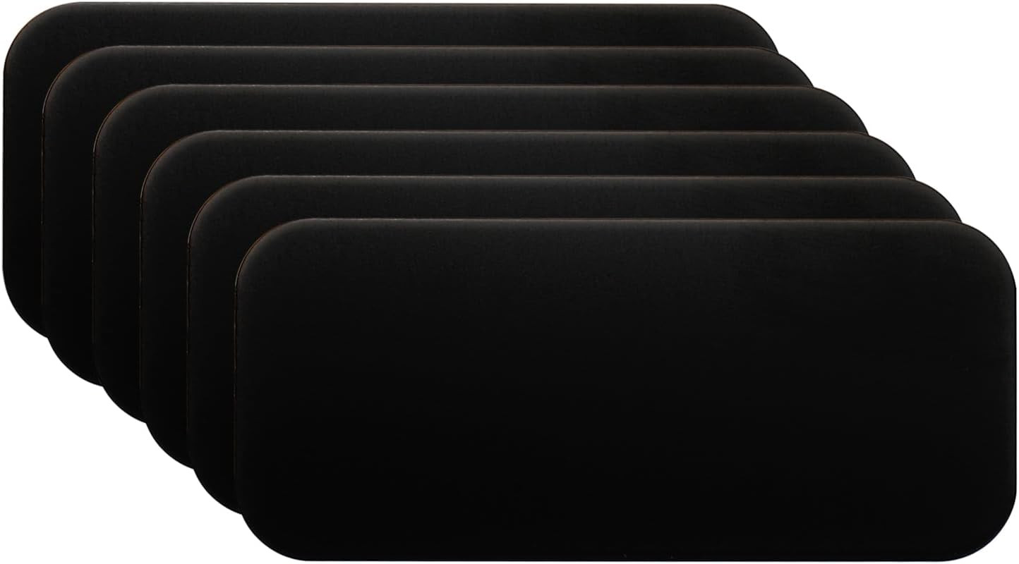 2×1 Inch Anodized Aluminum Sheet Metal, 6 Pack Laser Plates Engraving Blanks …