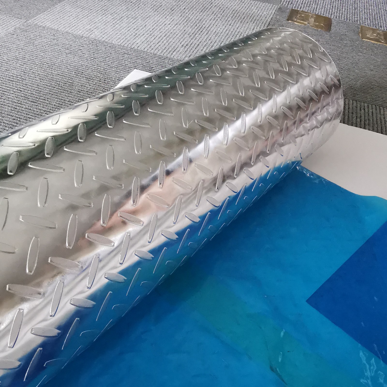 24″ x 120″ Aluminum Diamond Plate 0.04in Thick Sheet Embossed Trailer RV 3003