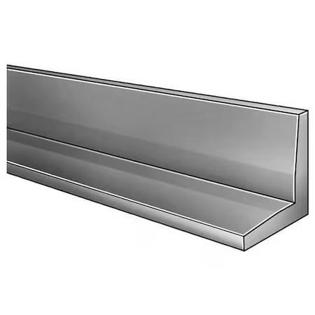 Angle, Al, 6061, 1/4 In T, 3 In Leg, 8 Ft L, 61A.25X3-96