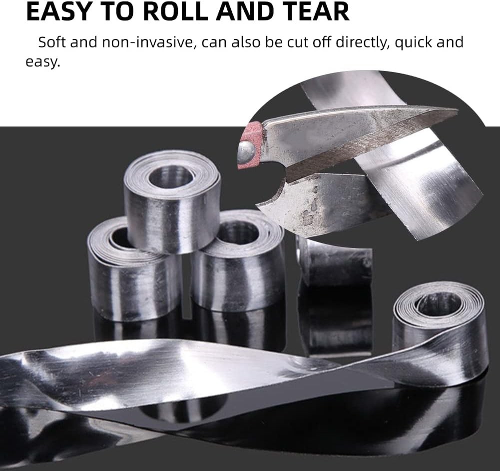 Lead Sheet,10 Rolls Fishing Soft Lead Sheet Strip Sinkers Weights Tackle Accesso