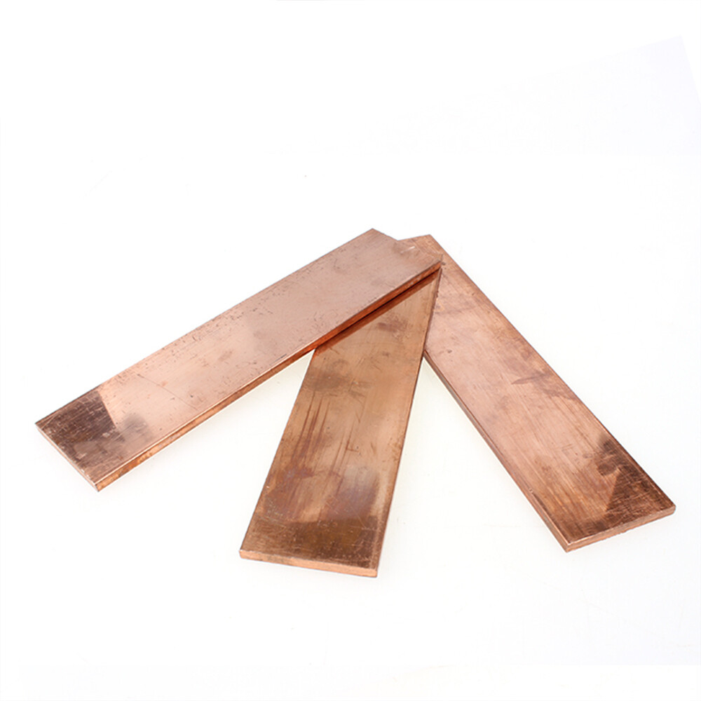 1pcs 99.9% Copper T2 Cu Metal Flat Bar Copper Strip Copper Plate Thick 1.5 – 8mm