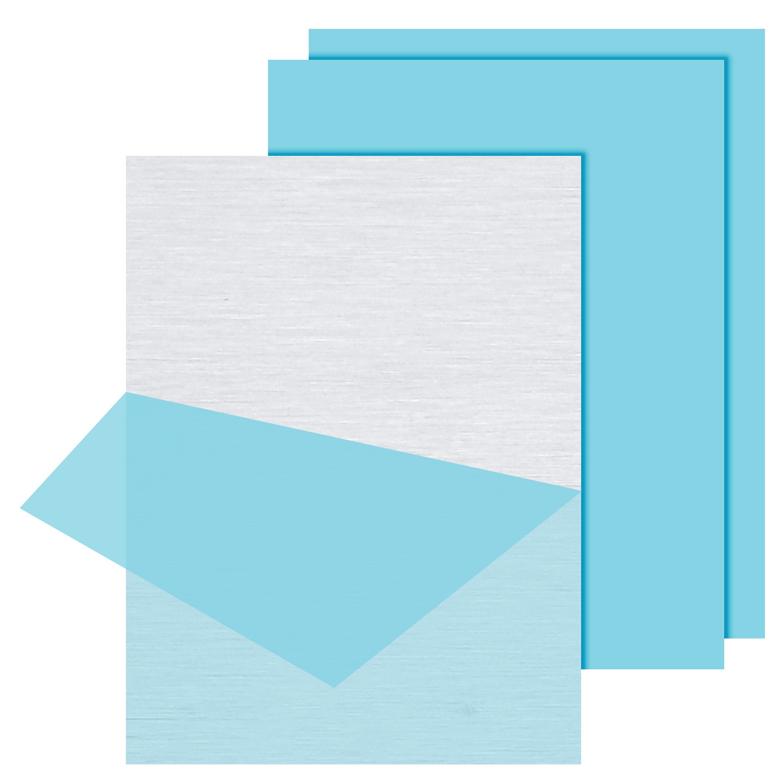 6061 T651 Aluminum Sheet Metal 6 x 8 x 1/25.4(0.04″) Inch 3Pcs Flat 1MM