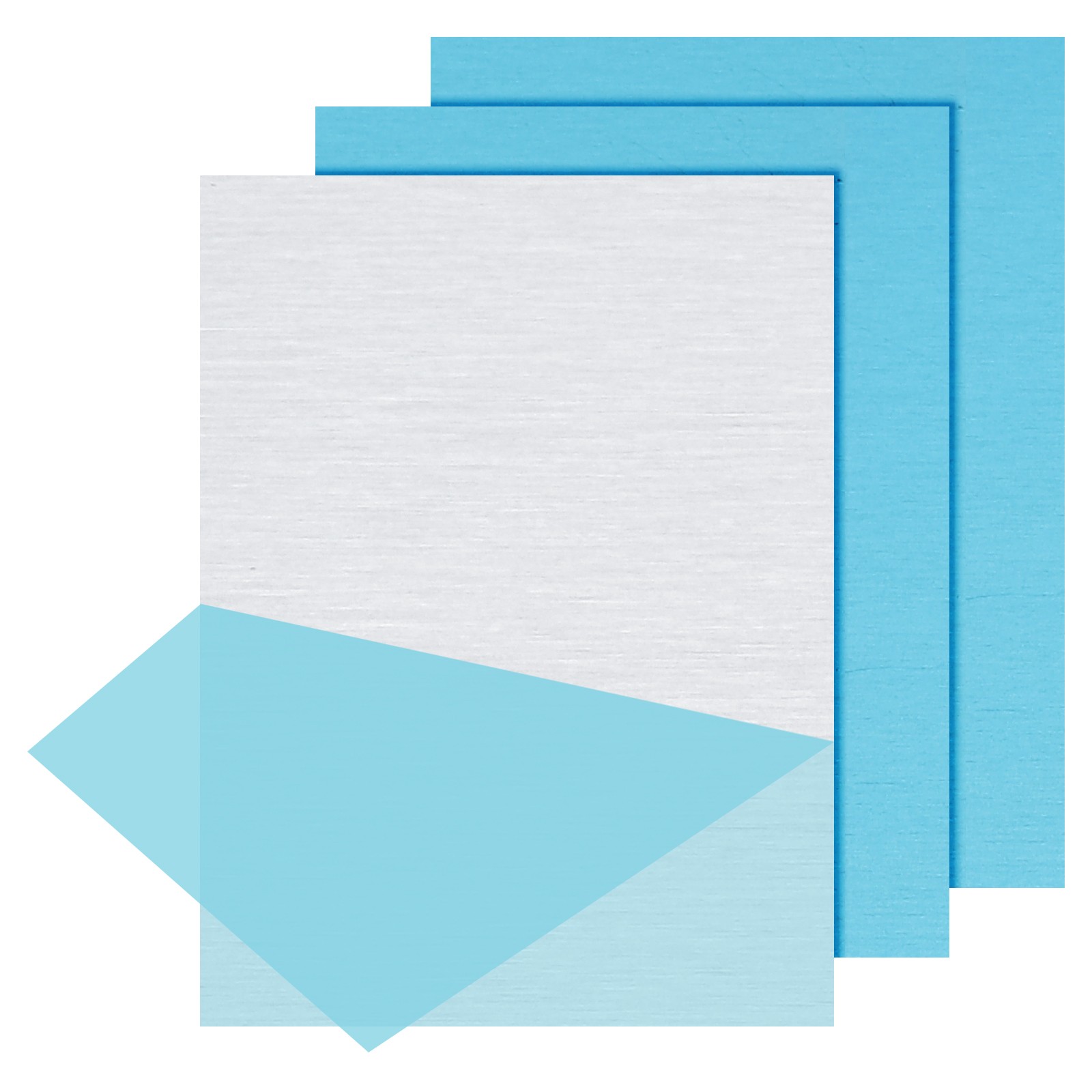 6061 T651 Aluminum Sheet Metal 4 x 3 x 1/25.4(0.04″) Inch 3Pcs Flat 1MM
