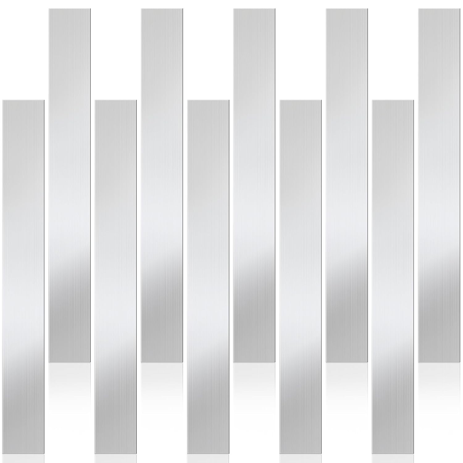 Versatile 10 Pcs Metal Shim Stock – Corrosion-Resistant Stainless Steel Sheets