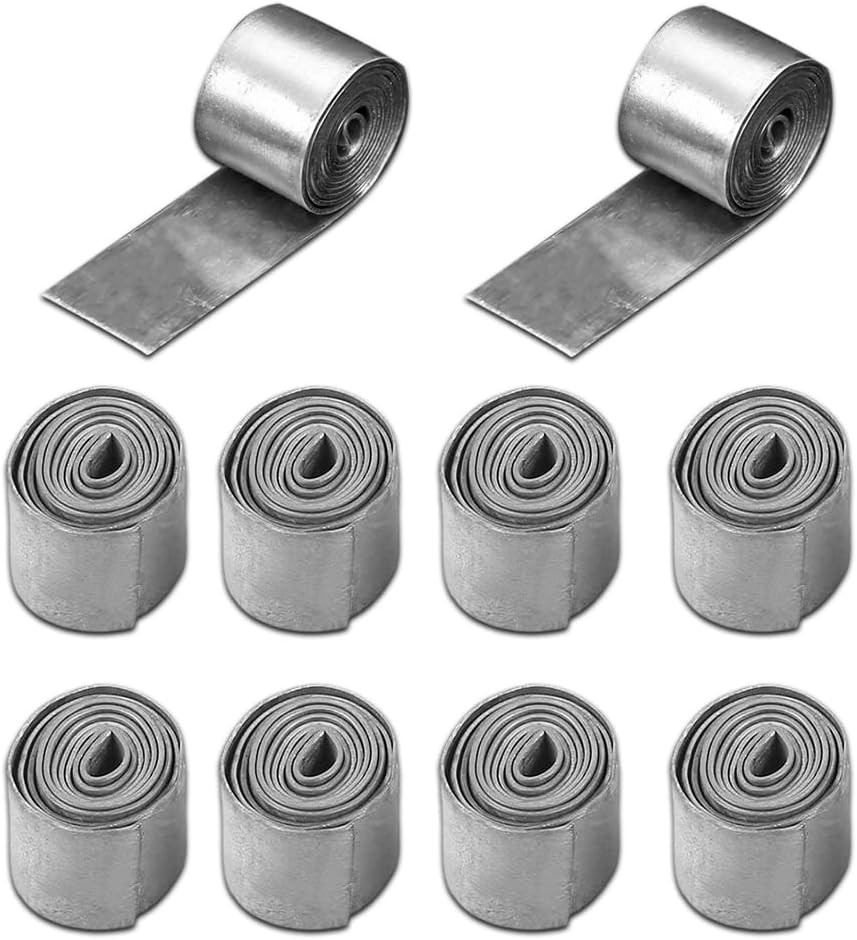 Lead Sheet,10 Rolls Fishing Soft Lead Sheet Strip Sinkers Weights Tackle Accesso