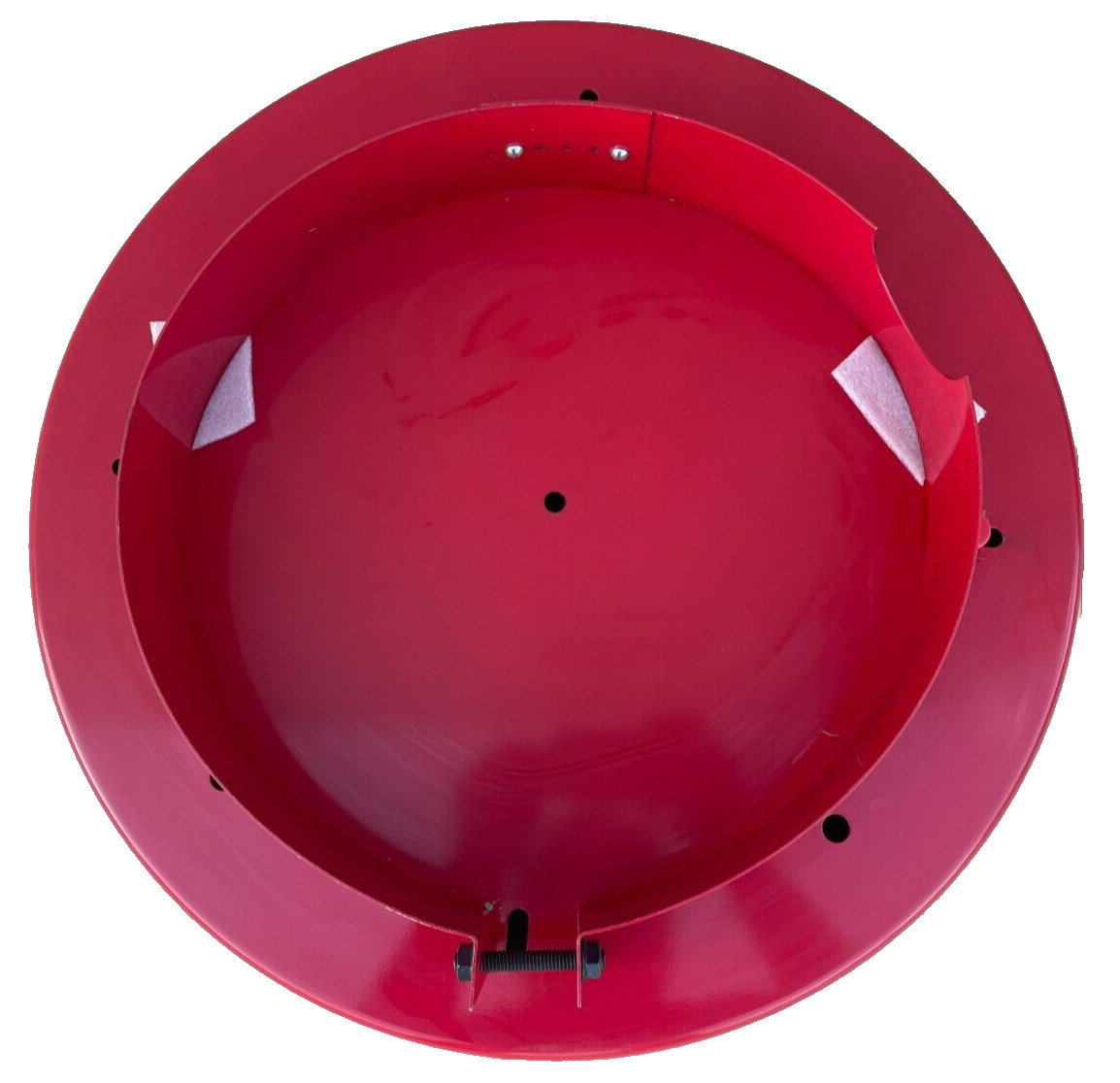 Unbranded Steel Round Cylinder Holder Base Red