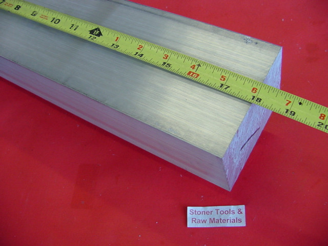 2″ X 3″ ALUMINUM 6061 FLAT BAR 18″ long T6511 Solid Extruded Mill Stock New