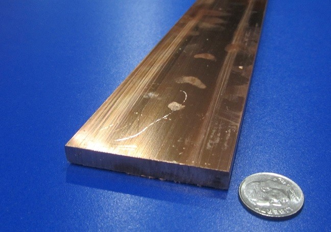 110 Copper Bar H02, 1/4″ Thick x 2.0″ Wide x 6 Ft Length