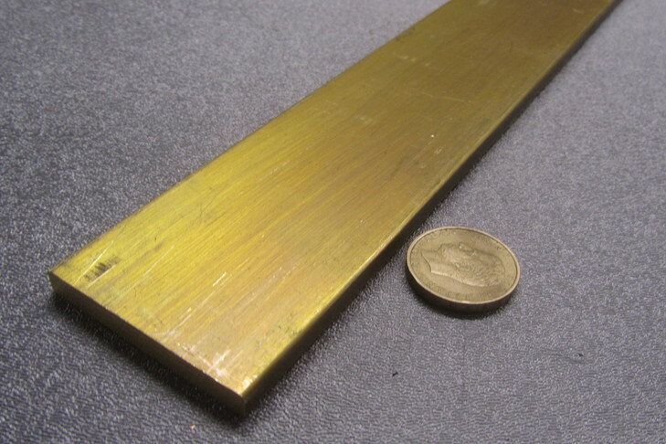 360 Brass Flat Bar 1/4″ Thick x 2.0″ Wide x 48.0″ Length
