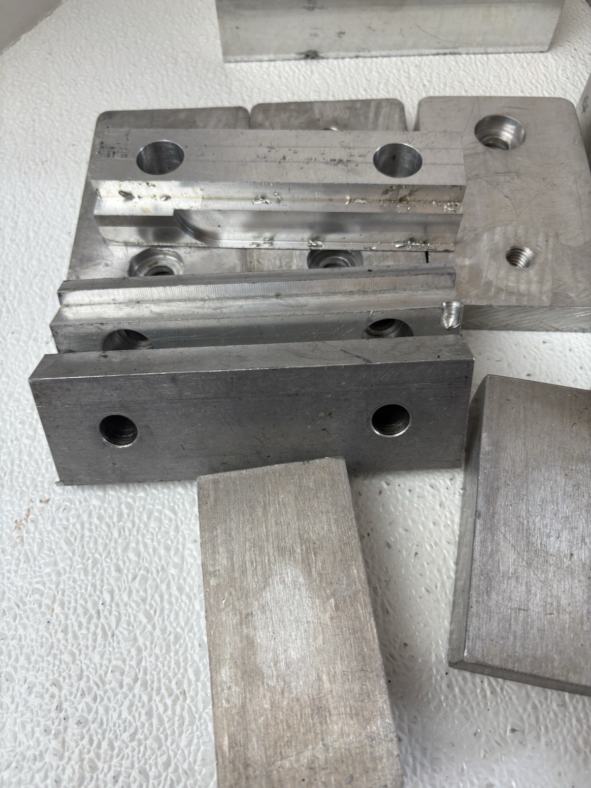 27lbs HIGH QUALITY ALUMINUM SCRAP METAL BLOCKS FROM MACHINE SHOP LEFTOVERS