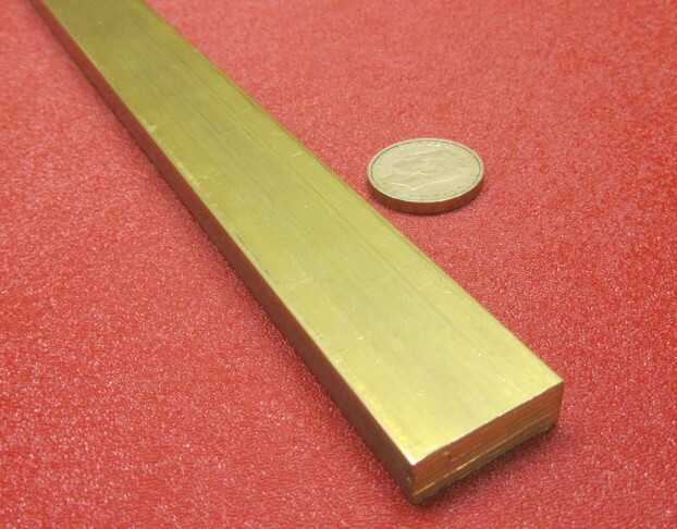 360 Brass Flat Bar 3/8″ Thick x 1.0″ Wide x 60.0″ Length