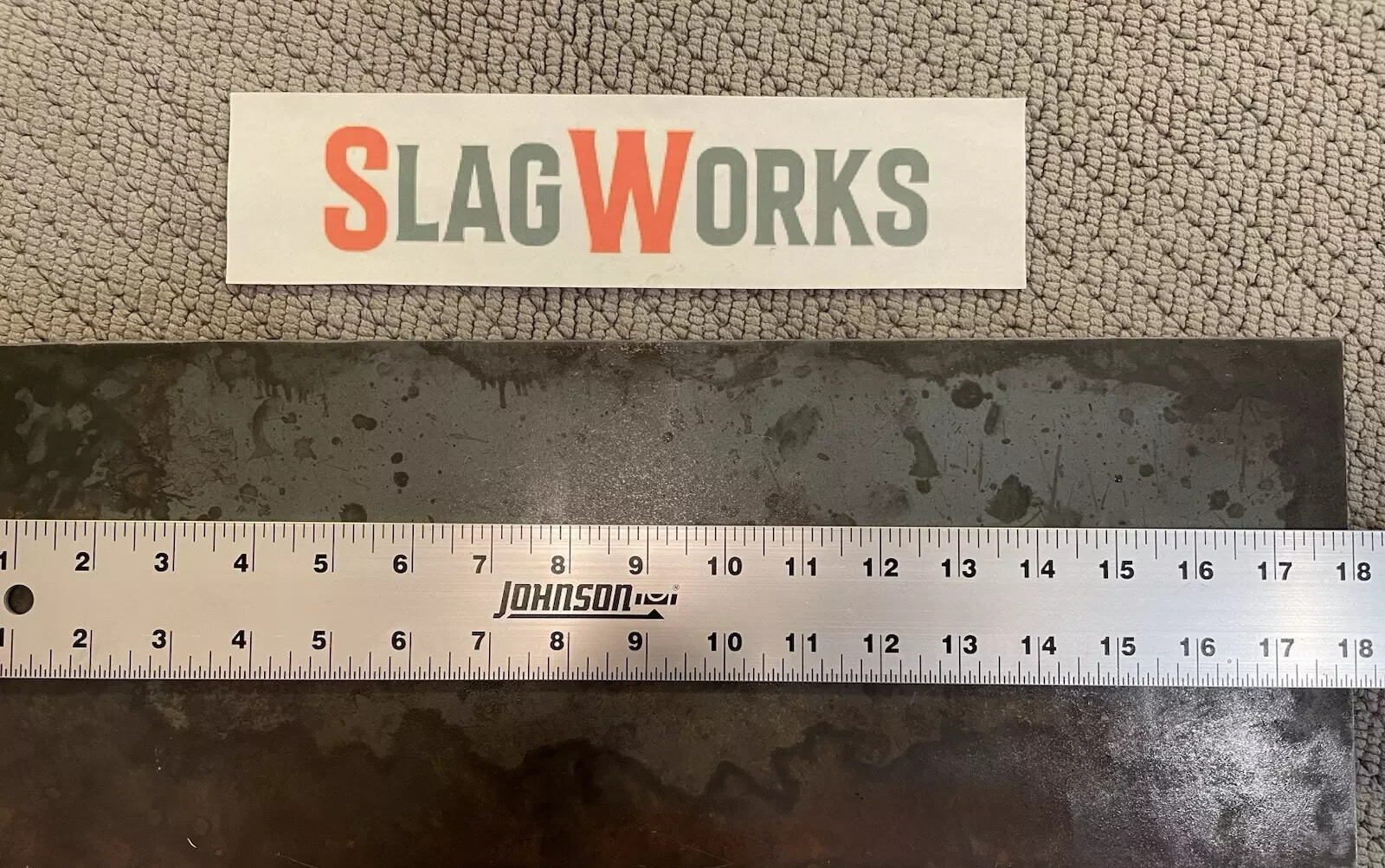 1/8x18x18 inch steel plate 18”x18” A36 Hot Roll Flat .125″ Thick