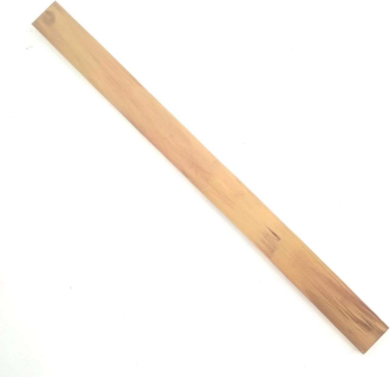 Brass Flat Bar 1/8″ x 1″ x 12″ Solid Plate for Craft and Knife Projects