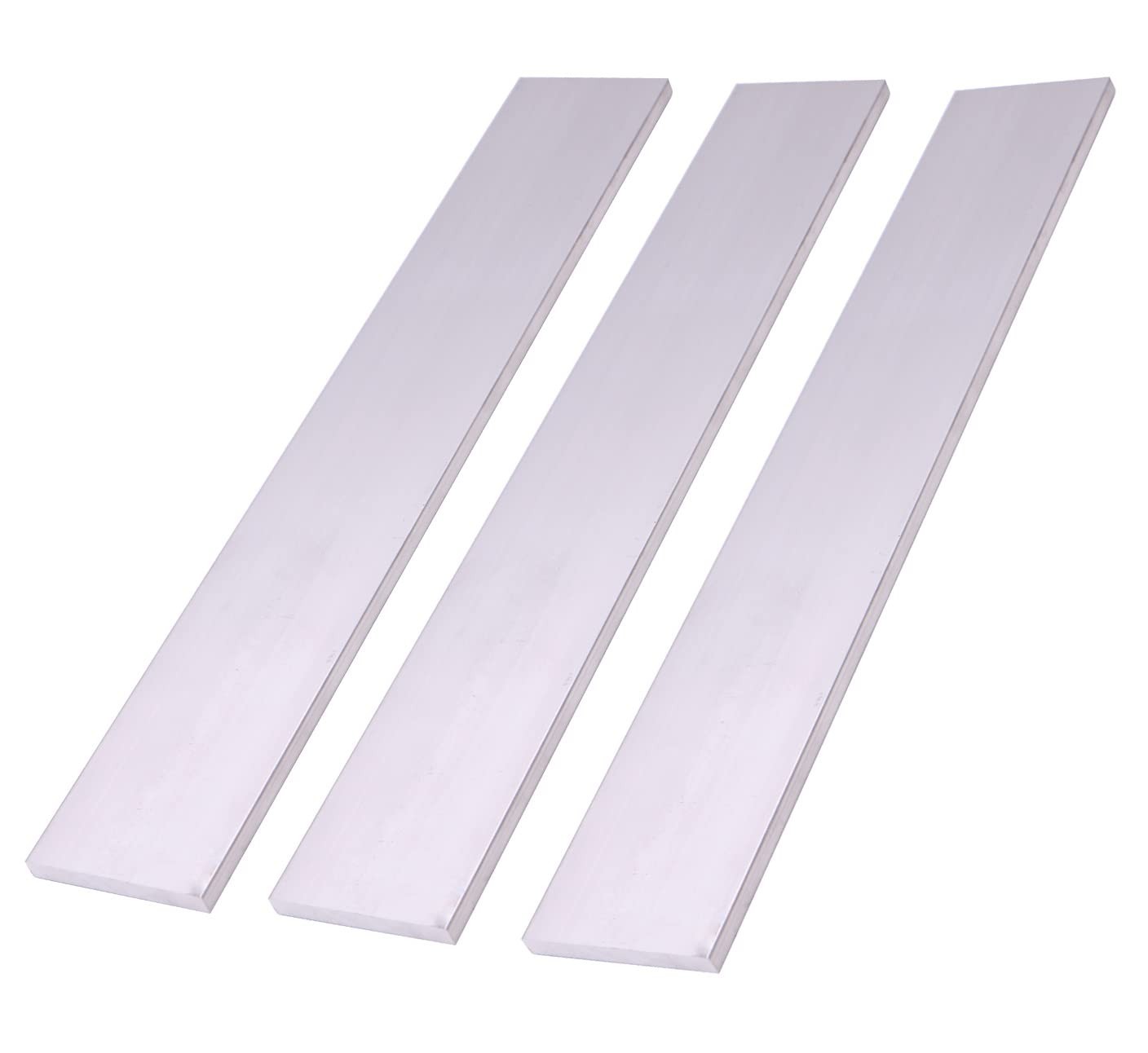 Corrosion-Resistant 3-Piece 6061 Aluminum Flat Bar – 12″ x 2″ Precision Machined
