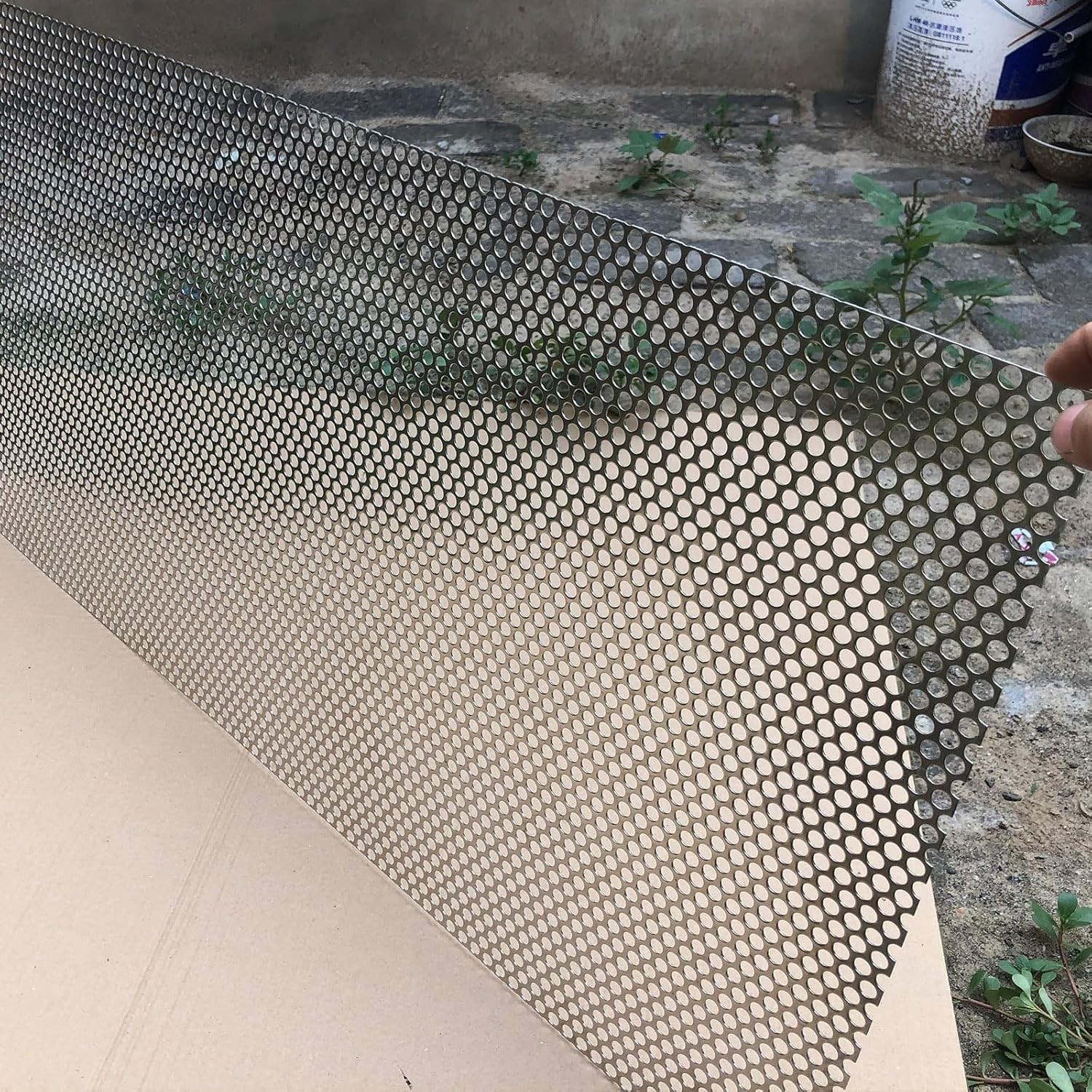 Sturdy Stainless Steel Perforated Metal Sheets 36″x18″