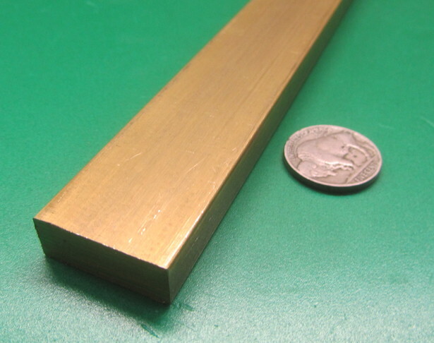 360 Brass Flat Bar 3/8″ Thick x 1.0″ Wide x 60.0″ Length