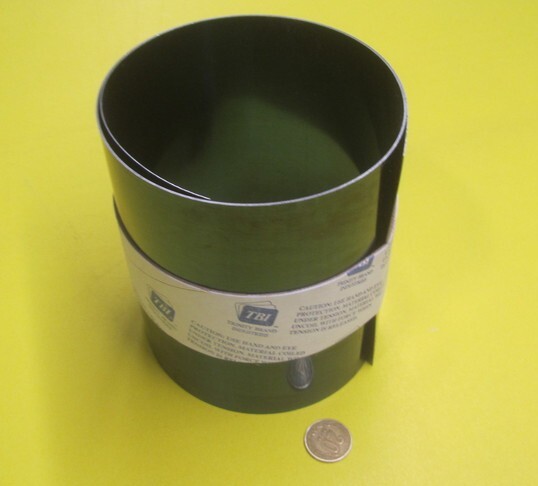 Blue Tempered Spring Steel Shim 0.020″ Thick x 6.00″ Width x 50″ Length