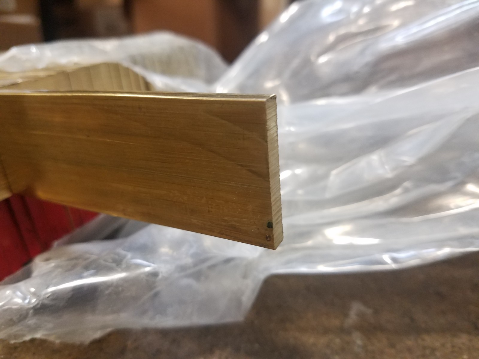 Brass Flat Bar Stock 3/16″ x 1 1/4 x 24″ Knife Making handle bolster C360 Buss