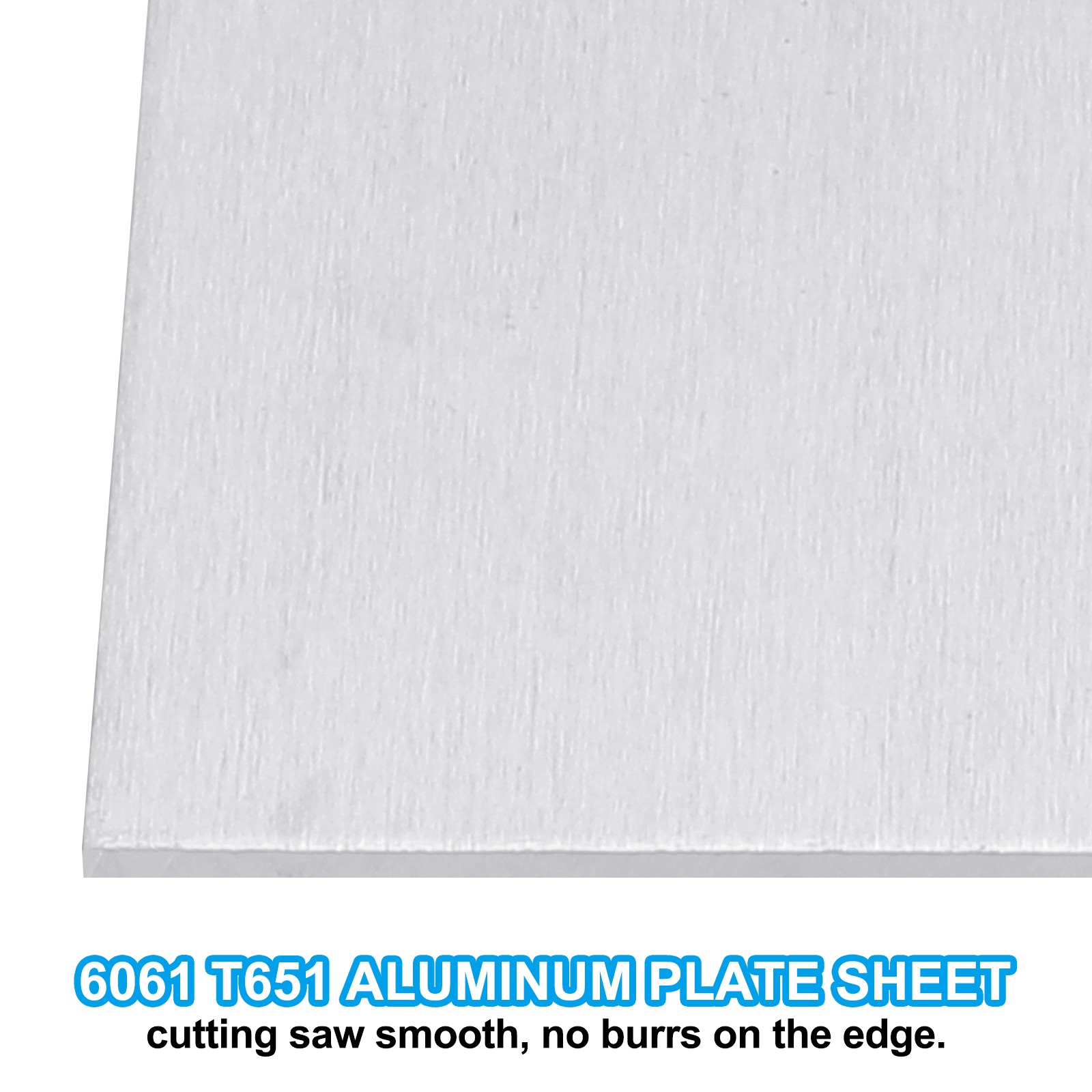 6061 T651 Aluminum Sheet Metal 4 x 3 x 1/25.4(0.04″) Inch 3Pcs Flat 1MM