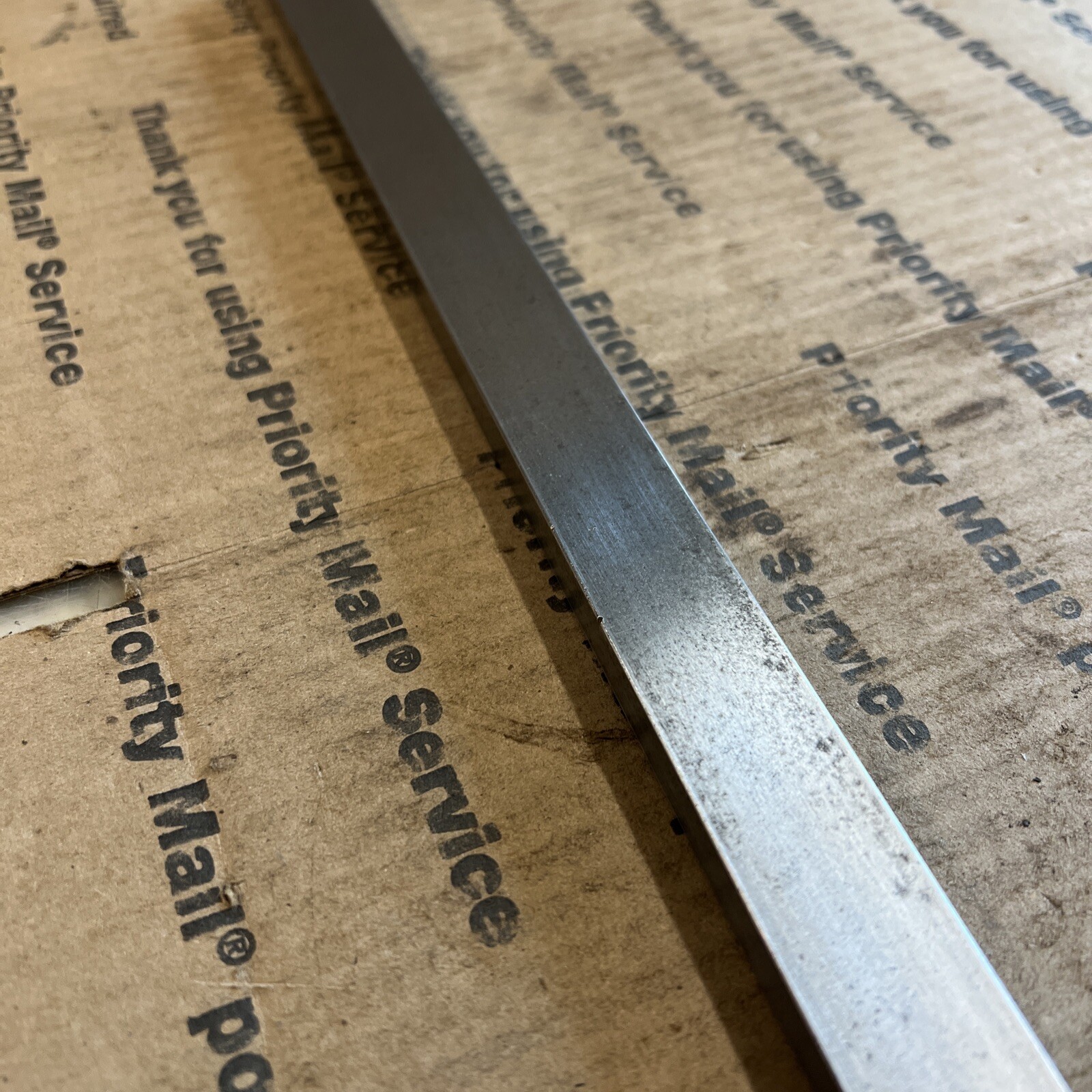 3/8 X 7/8 Flat Steel Bar Blacksmith Machining Cold Rolled 1018 8” Long