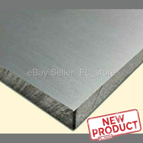 Aluminum Flat Bar Stock 1/2″ Thick x 2″ Wide x 3 Feet Long Unpolished Finish NEW