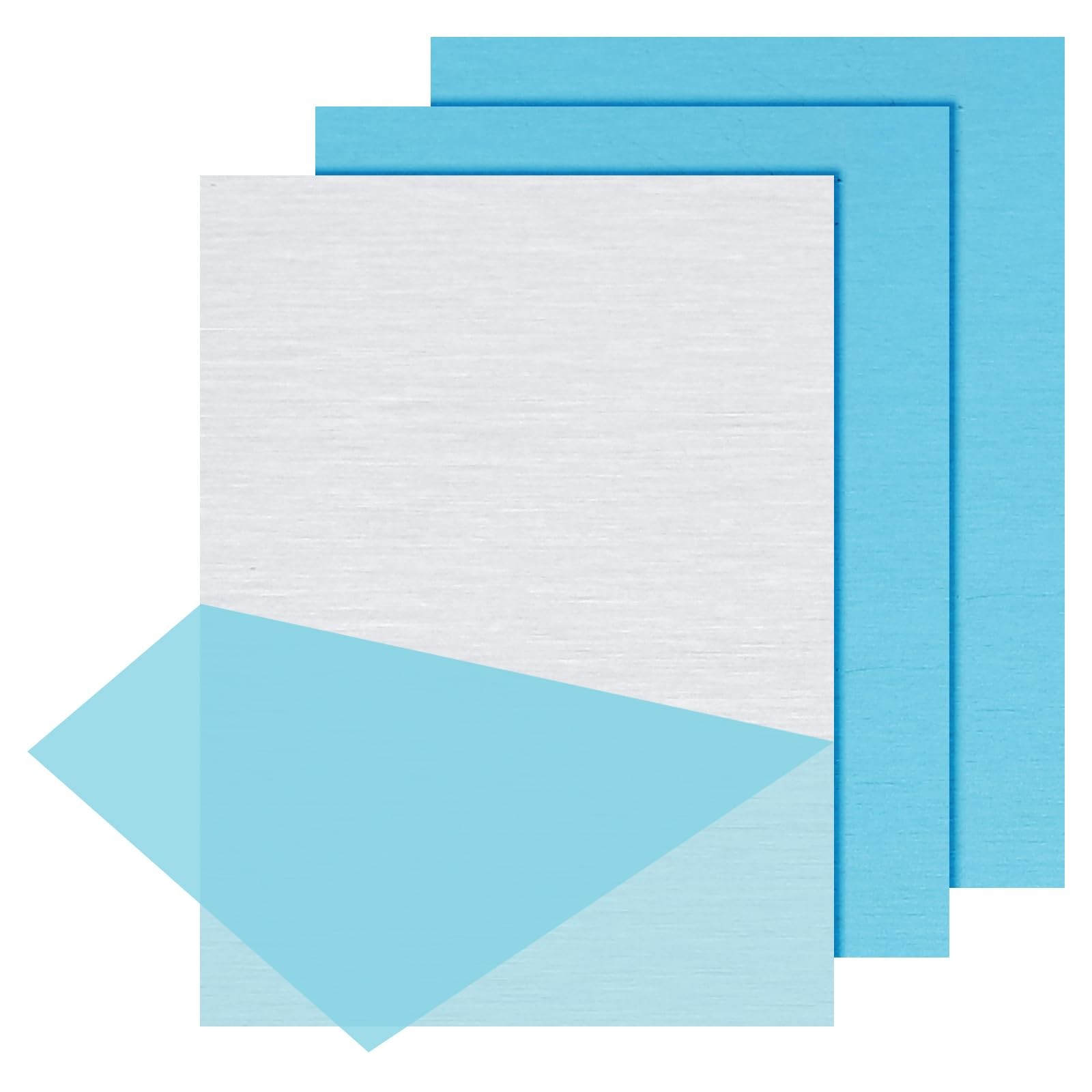 6061 T651 Aluminum Sheet Metal 4 x 3 x 1/25.4(0.04″) Inch 3Pcs Flat 1MM