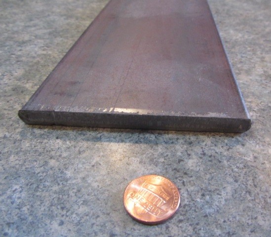 5160 Spring Steel (Knife, Blade) Bar .360″ (+/-.006″) Thick x 4″ Wide x 72″