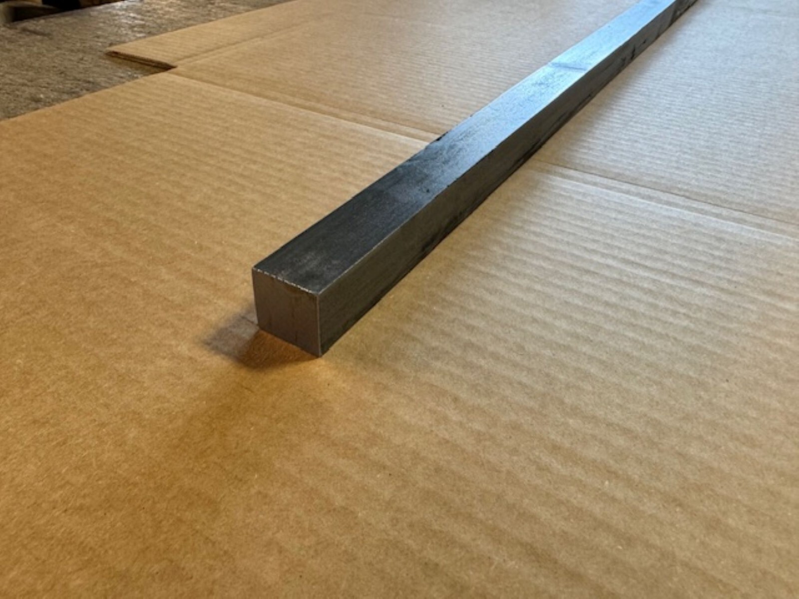 3/4″ Square Steel Bar x 20″ Length; 1018 Cold Rolled Bar, 0.75″ Square Bar