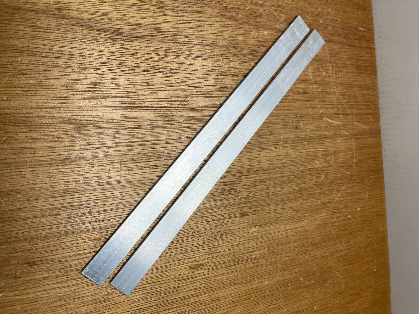 (Qty.2) 3/4″ Wide X 1/8″ Thick X 12″ Long 6063 T52 Aluminum Flat Bar Stock USA