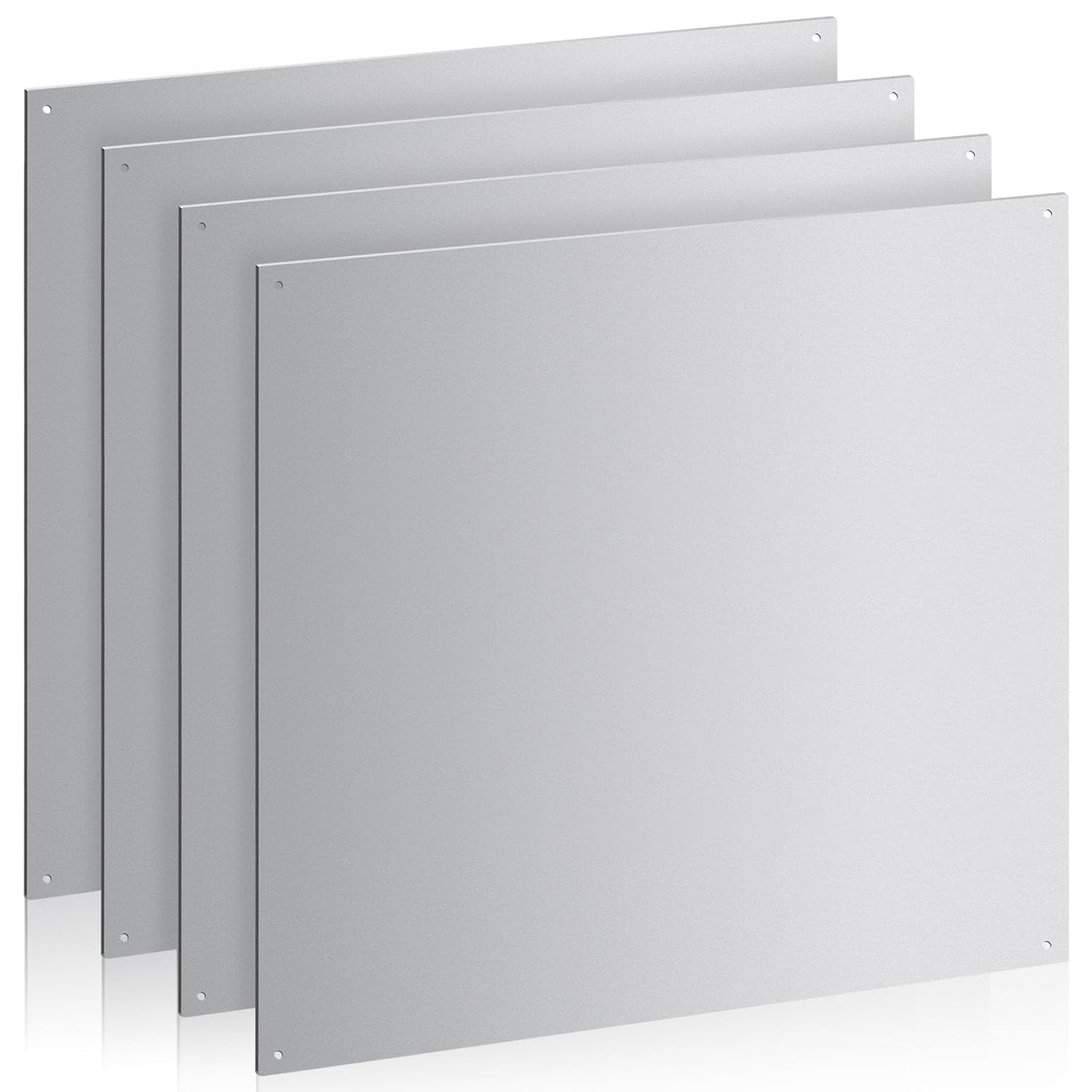 18 Gauge Steel Sheet Metal 16″ x 16″ Weldable Steel Plates Cold Rolled with Hole